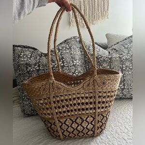 Woven Basket Tote
